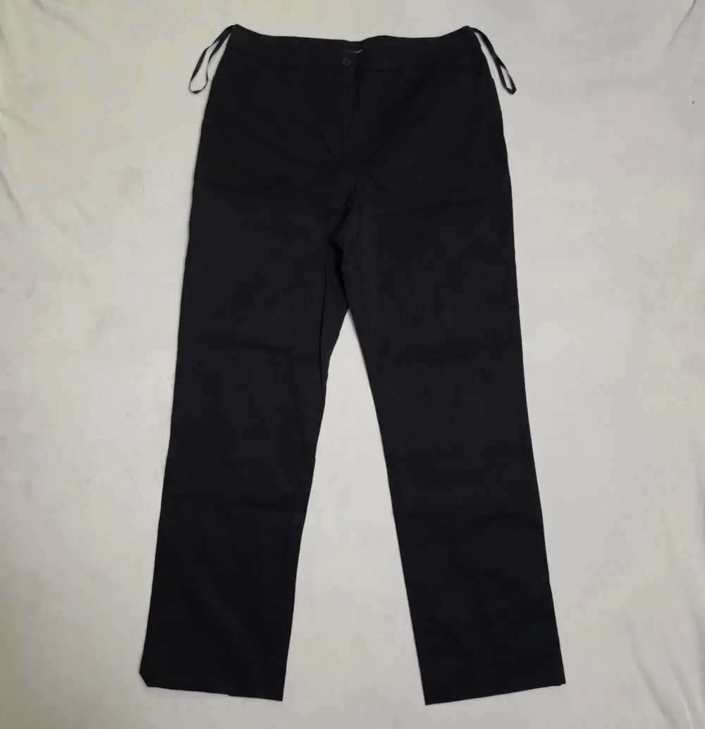 Jones New York Signature Stretch Dress Pants Women's Size 10 Black Straight Leg